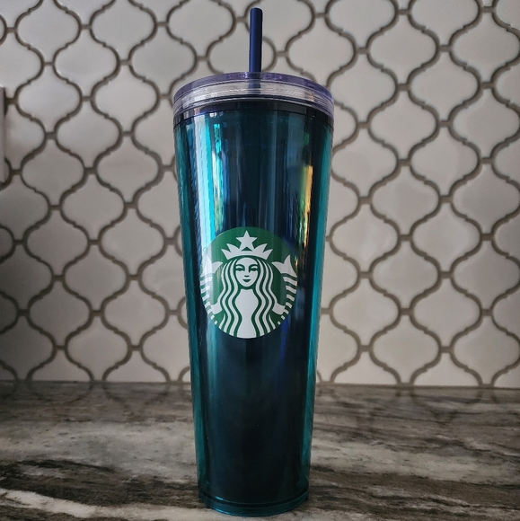 Starbucks tumbler with customizable lid - Picture 1 of 2